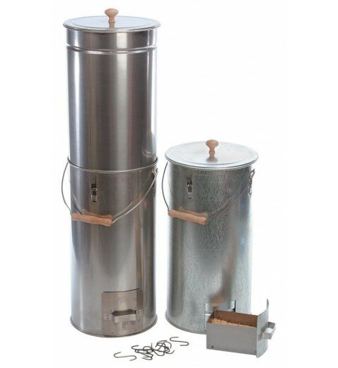 Fumoir rond inox 33 cm